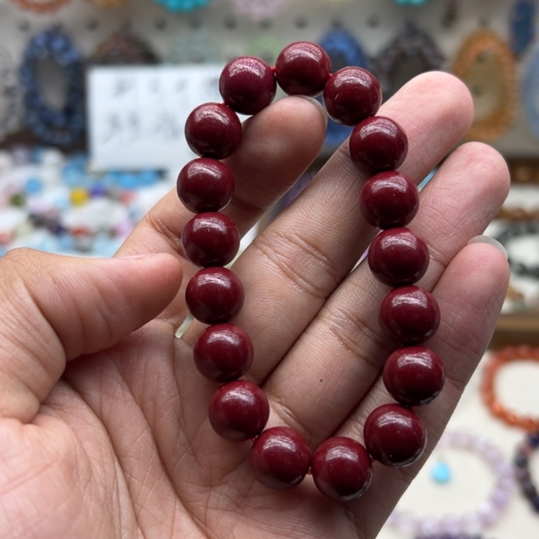 水晶手链未镶嵌12咪晶体砂