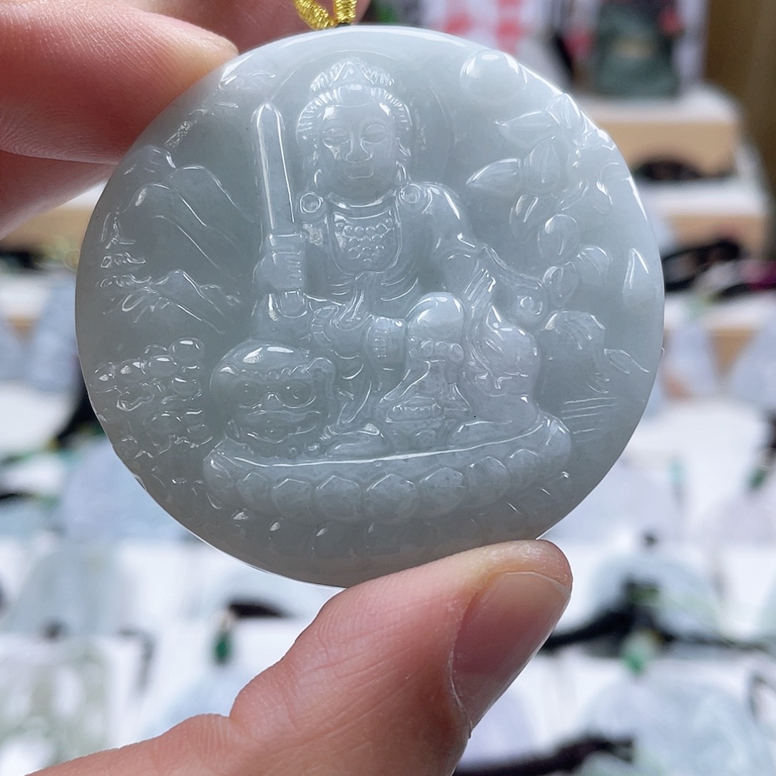 翡翠颈饰未镶嵌0546挂件