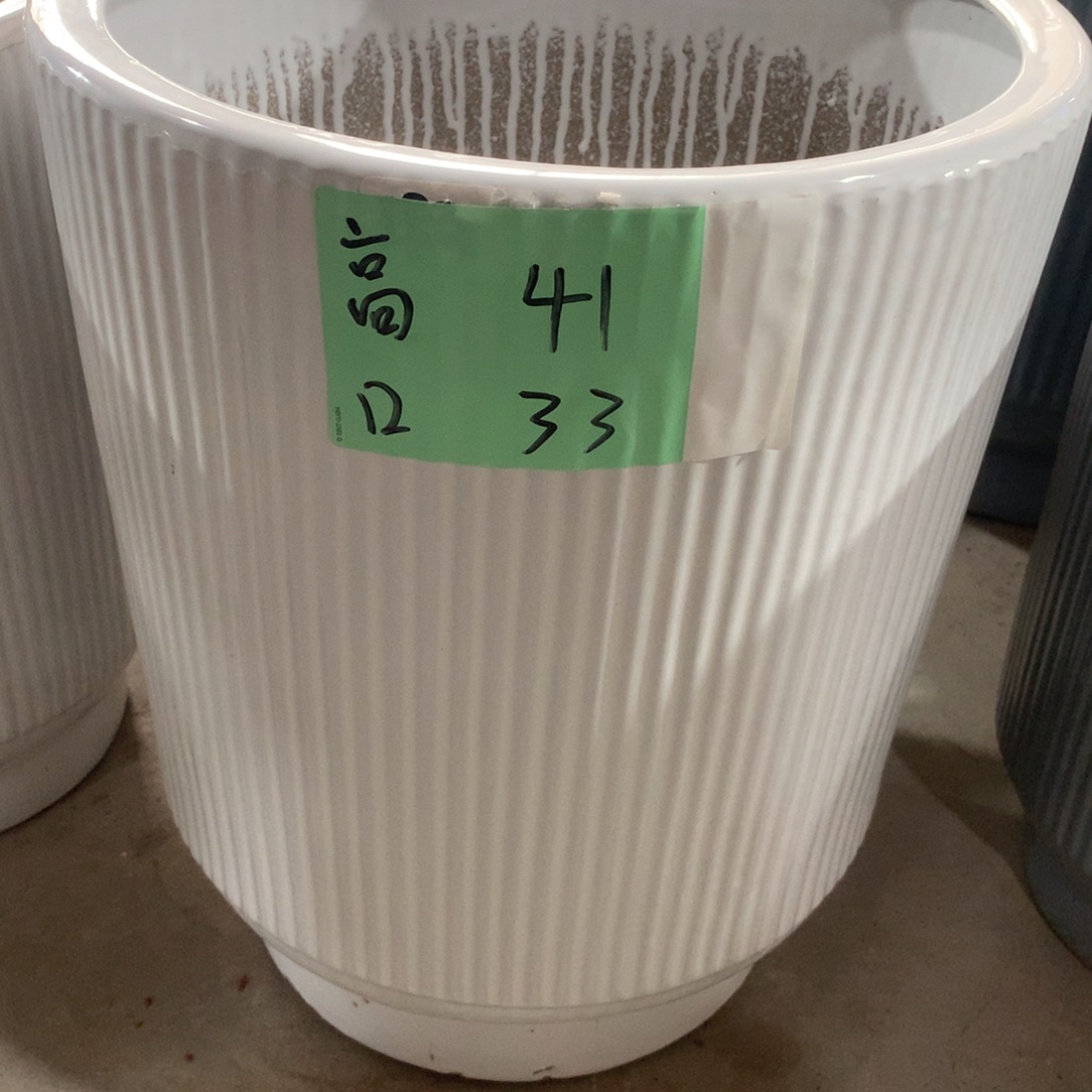 微瑕高温陶瓷花盆