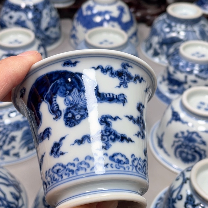 摆件舍*景德镇陶瓷现代手工陶瓷茶具