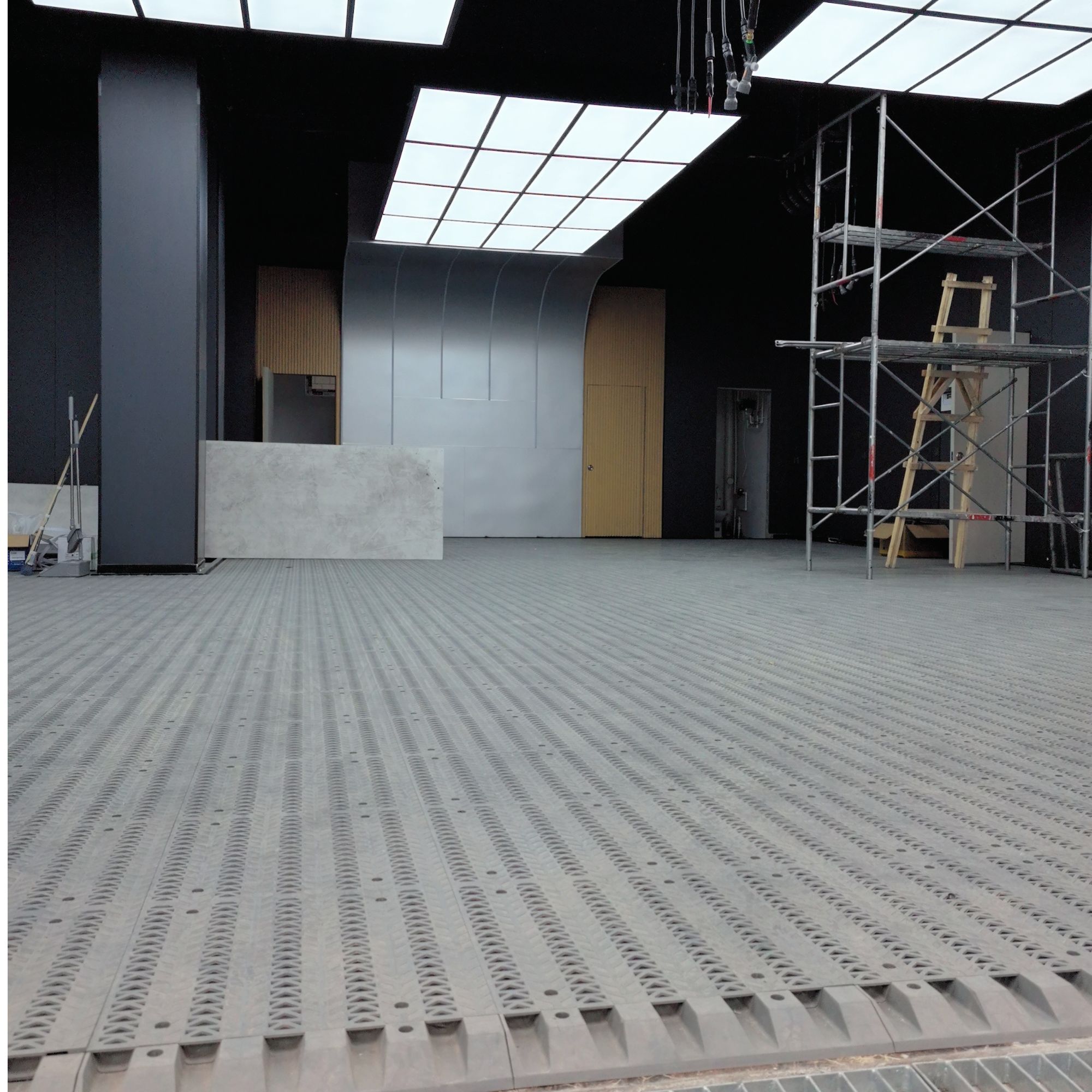 洗车房三免格栅拼接排水槽免挖沟网格地板地垫洗车格栅青石板