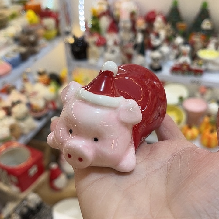 陶瓷微瑕摆件介意慎拍