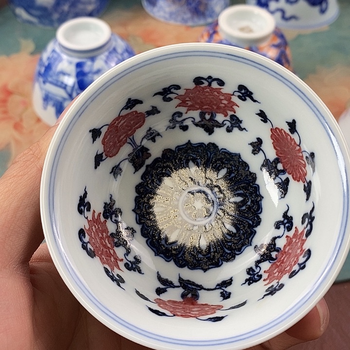 杯现代景德镇全手工全手绘茶具1688888
