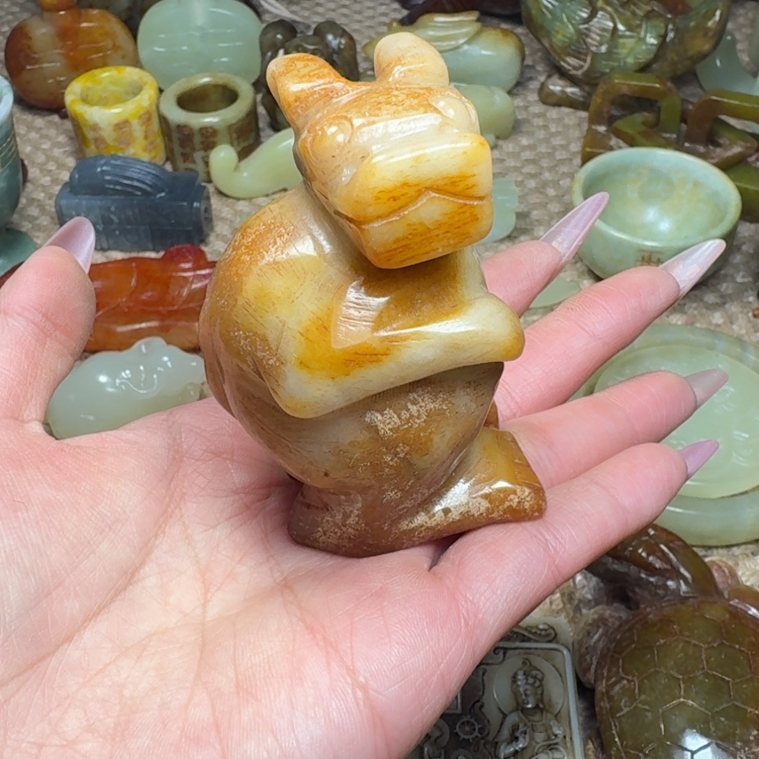 白玉菩提吊坠挂件