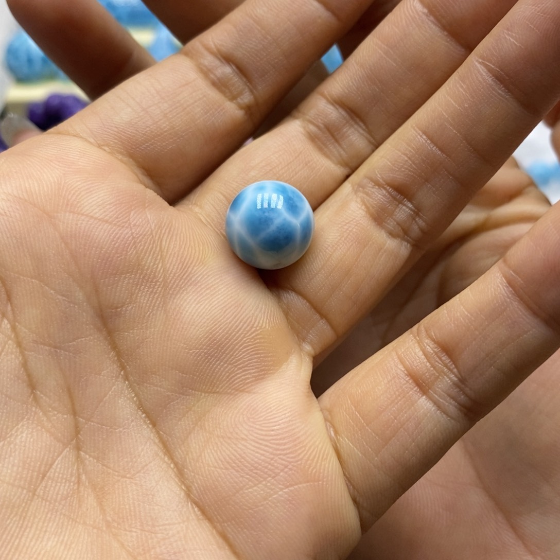 针钠钙石（海纹石）颈饰未镶嵌N***y