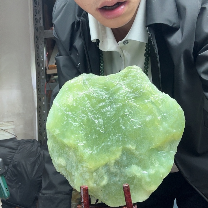 蛇纹石玉原石未镶嵌I***y125