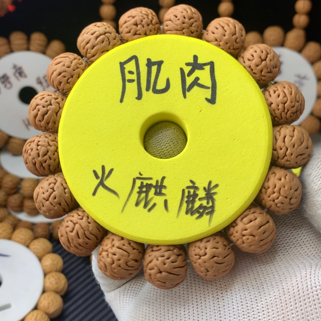 木质类17尺寸野生肌肉火麒麟桃核