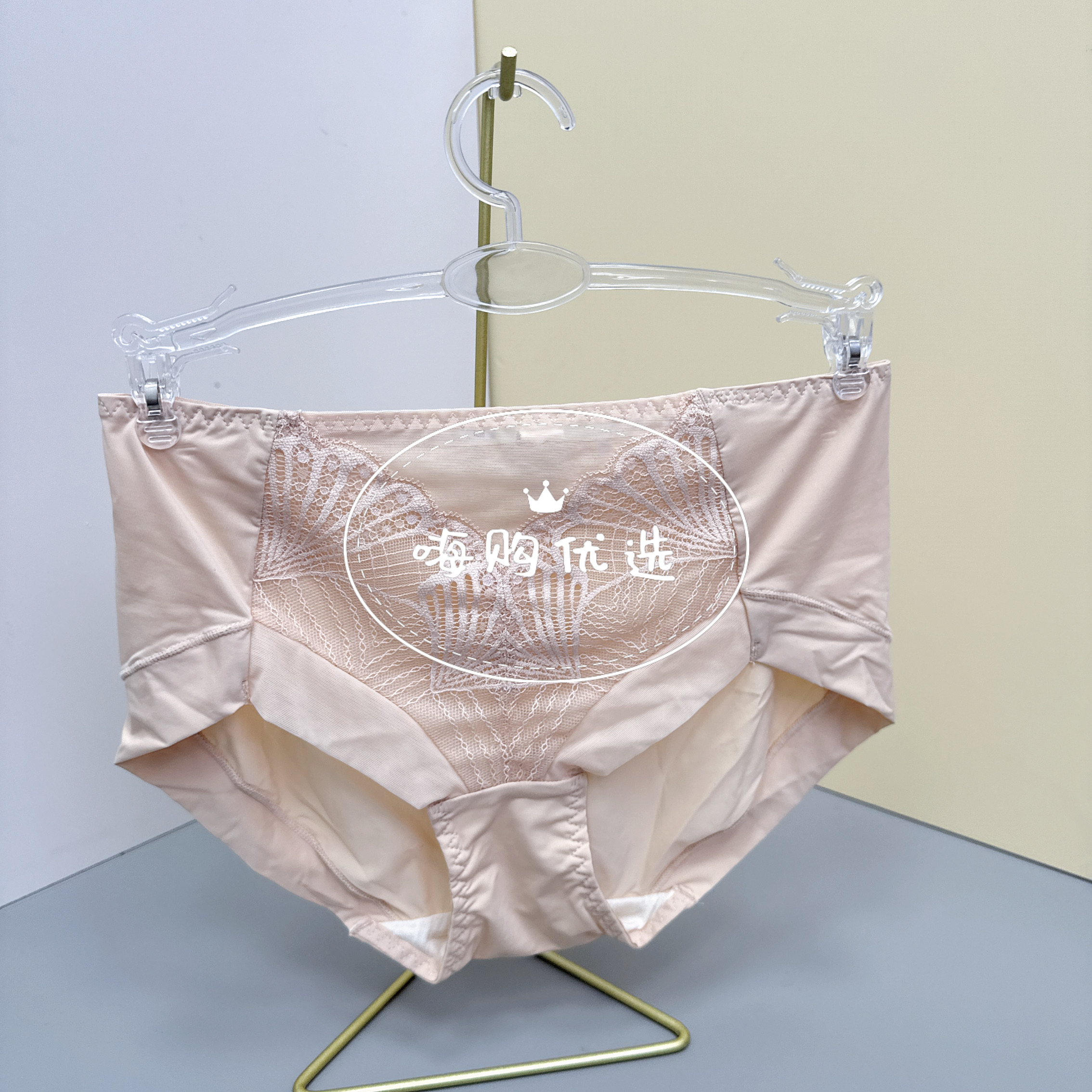 GM38-歌慕尔-女士高腰舒适裆部蚕宝宝内裤-8445K