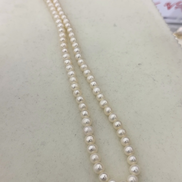 淡水珍珠颈饰银S925镶嵌701