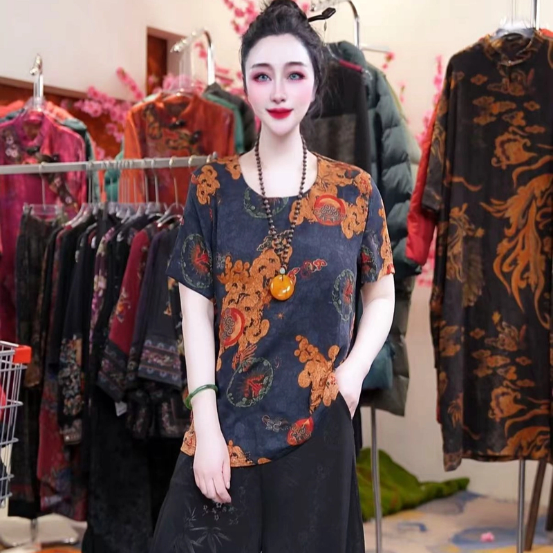 （门店撤柜剪标）百搭时尚潮流休闲气质显瘦轻奢女款T恤1025