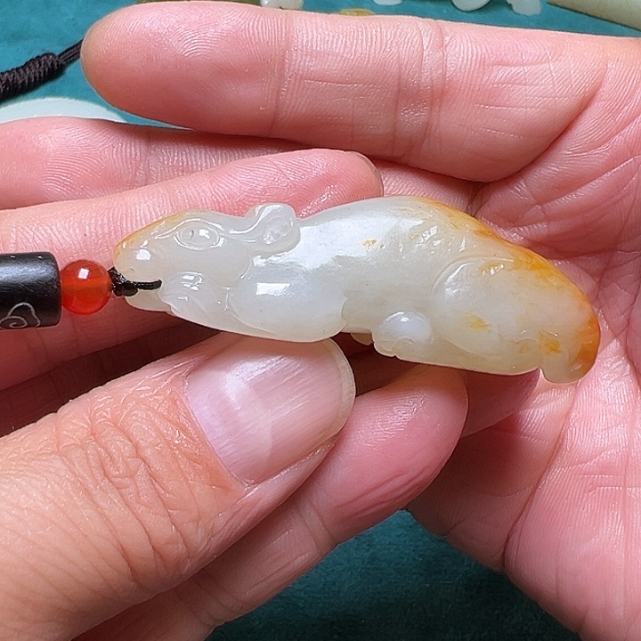 和田玉未镶嵌挂件用****5