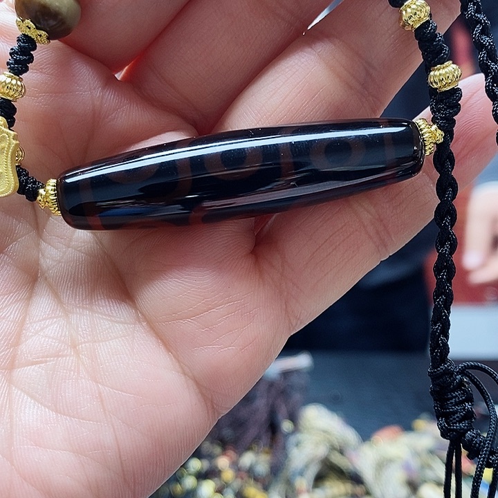 玛瑙/玉髓颈饰合金