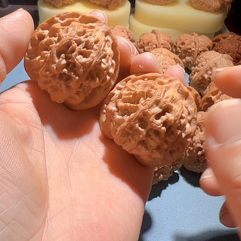文玩核桃把件苹果圆42