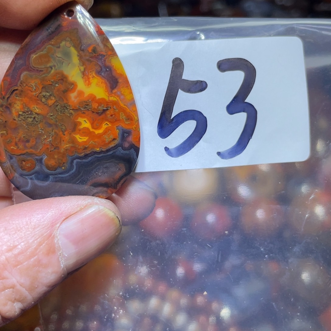 玛瑙/玉髓颈饰未镶嵌用***1