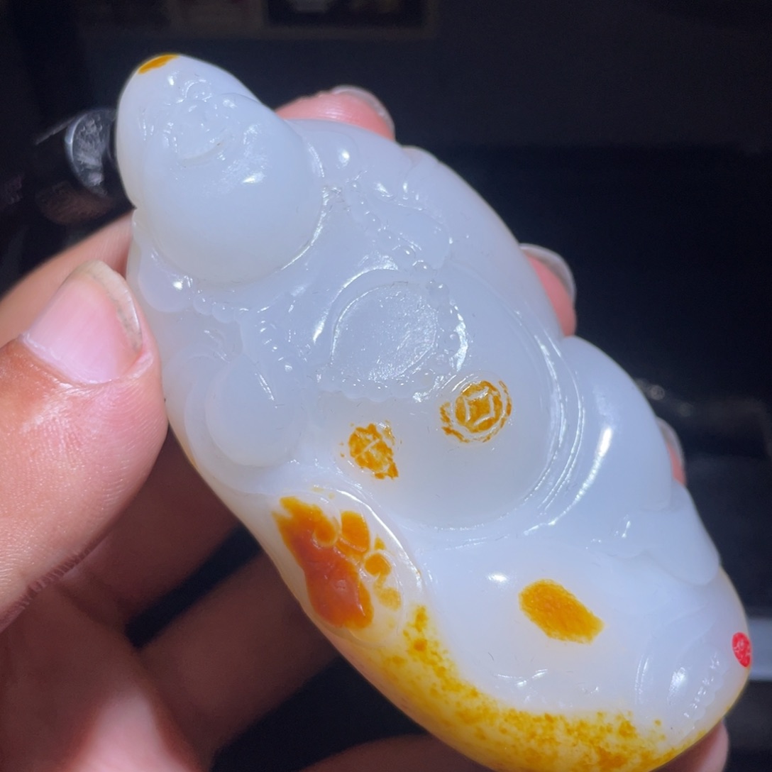 颈饰未镶嵌和田玉静**?d2