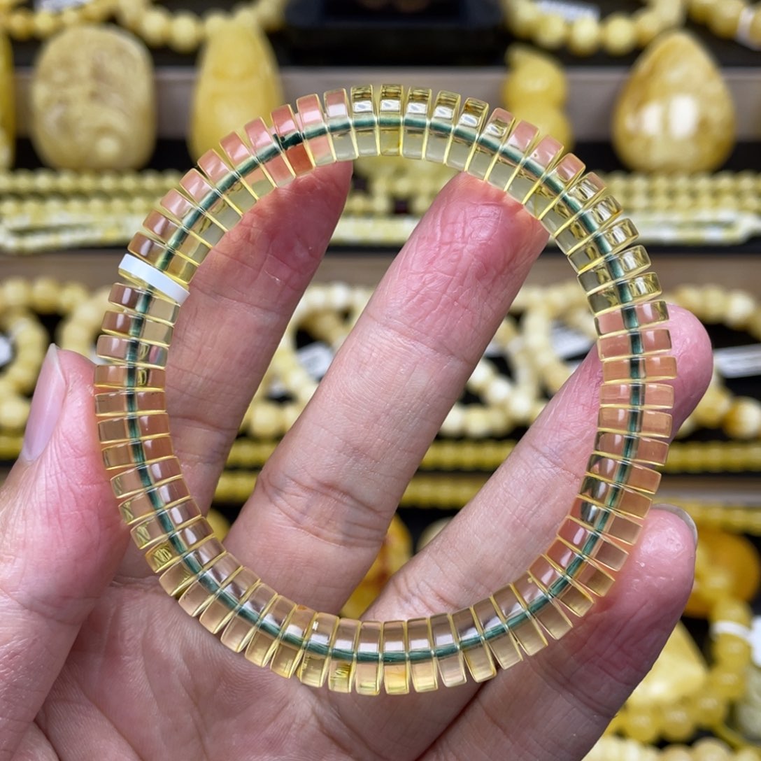 琥珀裸石未镶嵌琥珀蜜蜡