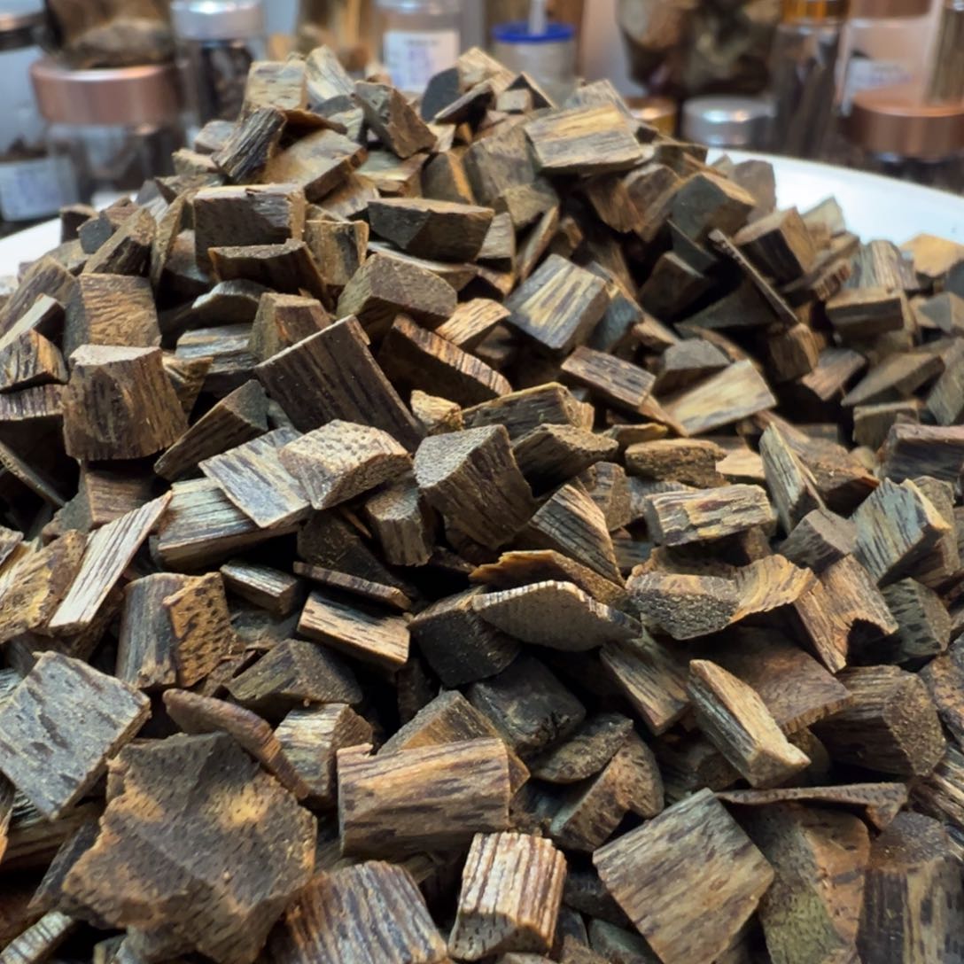 沉香手把件棋楠张勺子沉水树丁小米粒高端熏香料30克