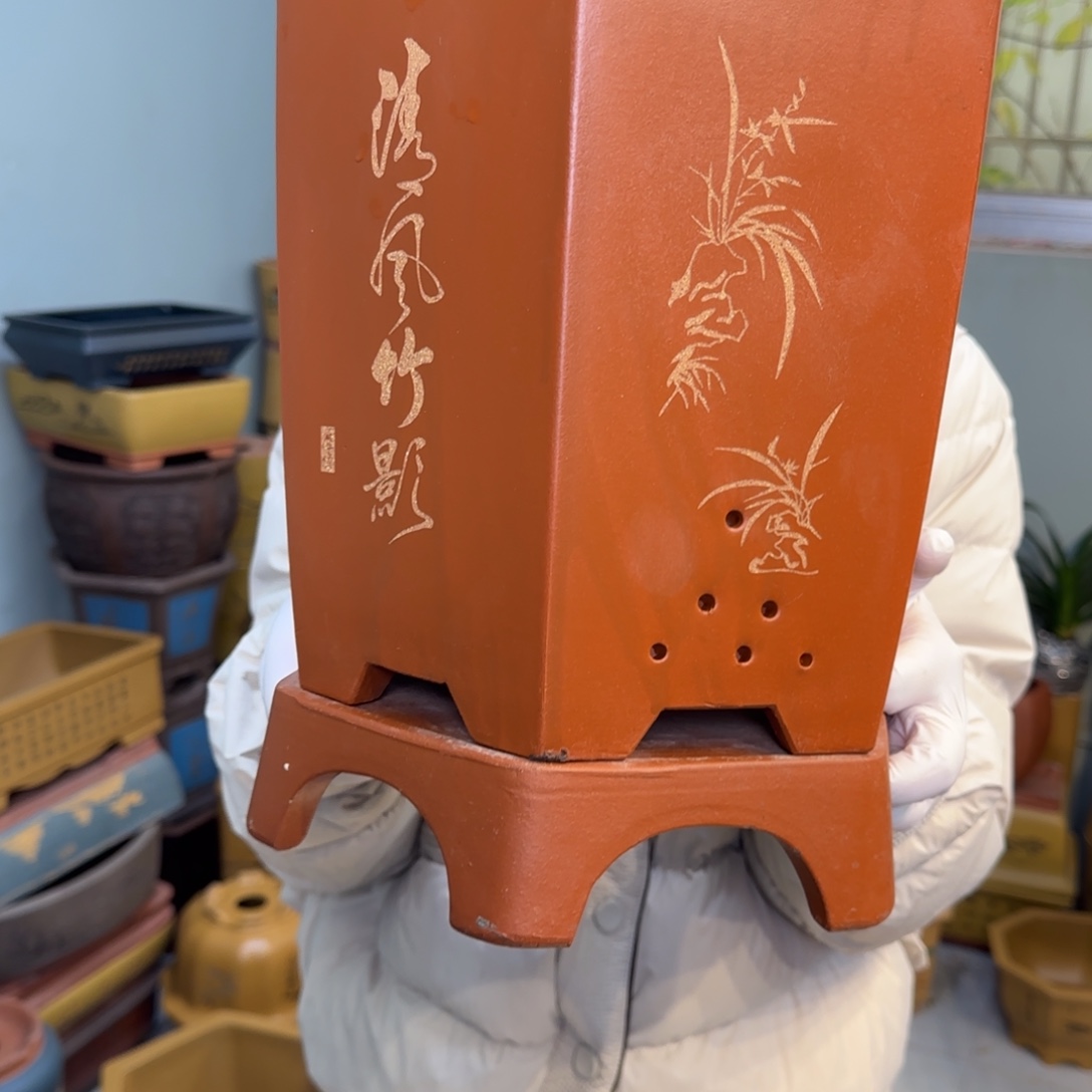 紫砂花盆紫砂口径20