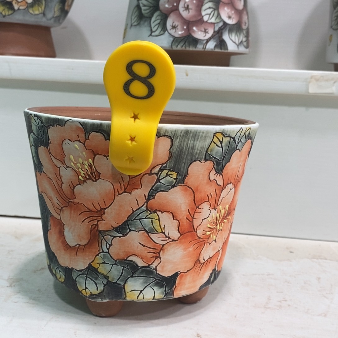 紫砂花盆水晶花盆8