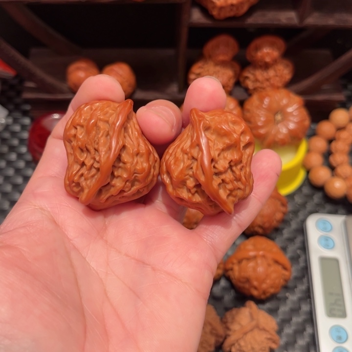 文玩核桃把件木*儿小鸟