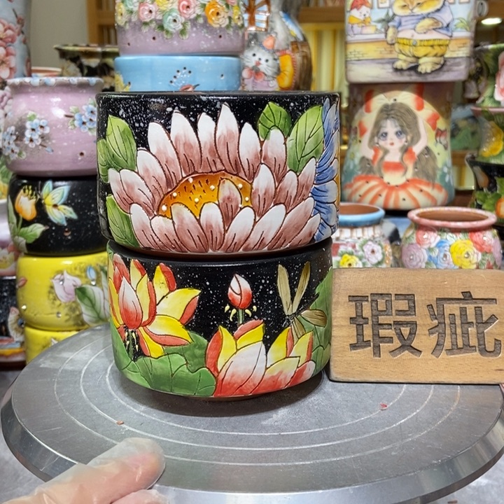 景德镇艺术手绘作品