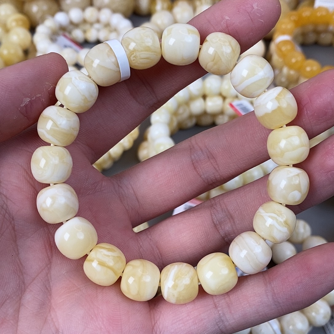 蜜蜡未镶嵌珠宝奇石12mm 19.6g