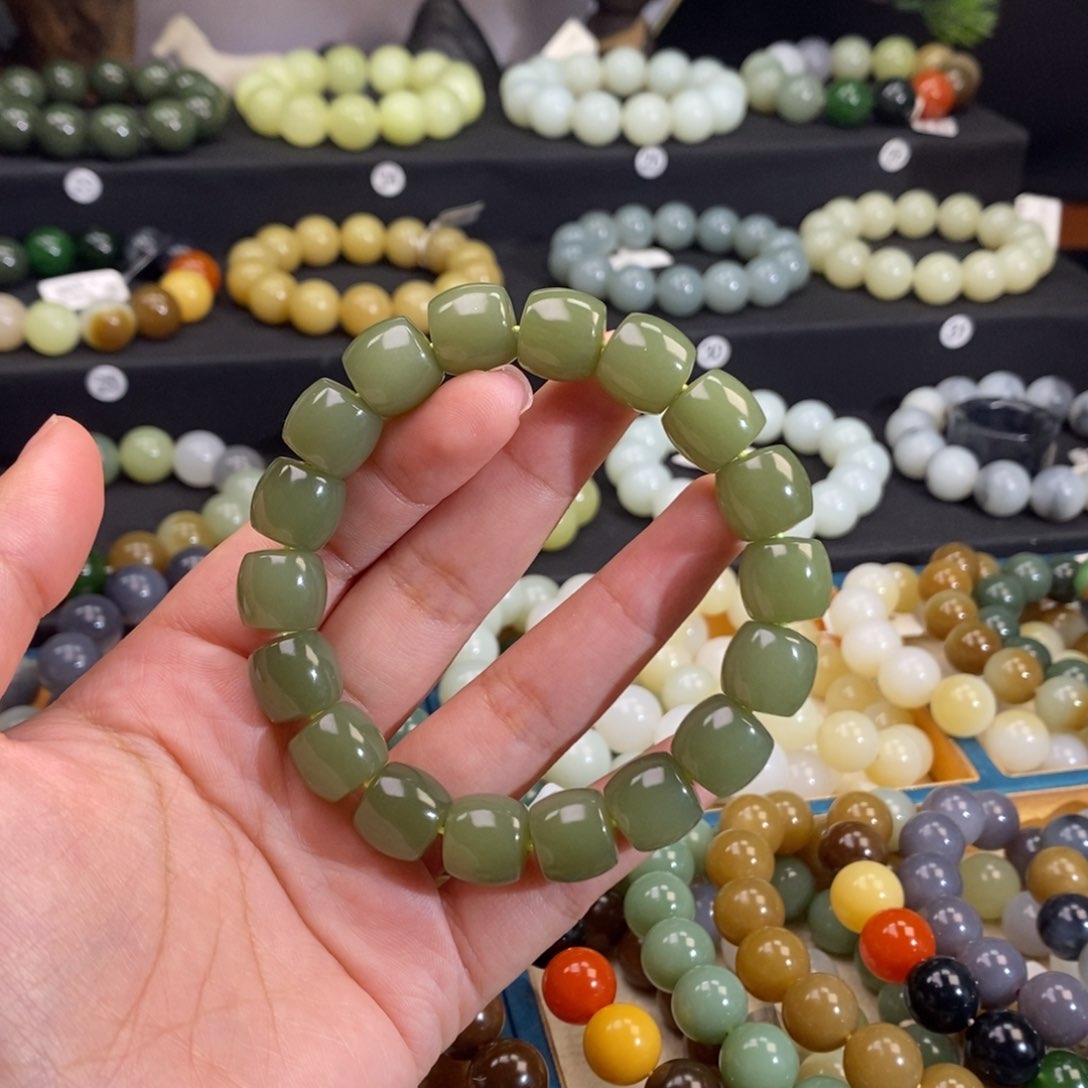 和田玉手串未镶嵌Z12