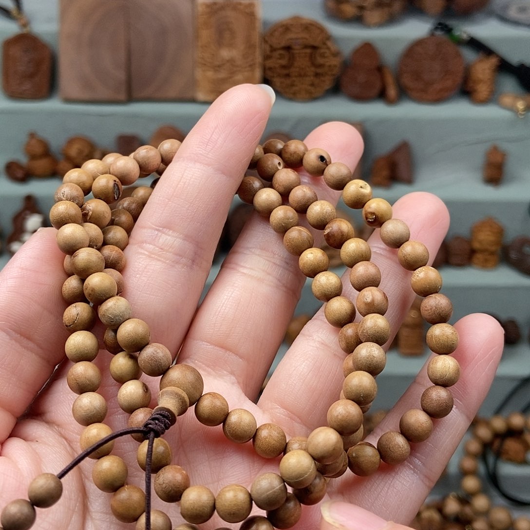 檀香木无事牌默认微瑕0.6/108