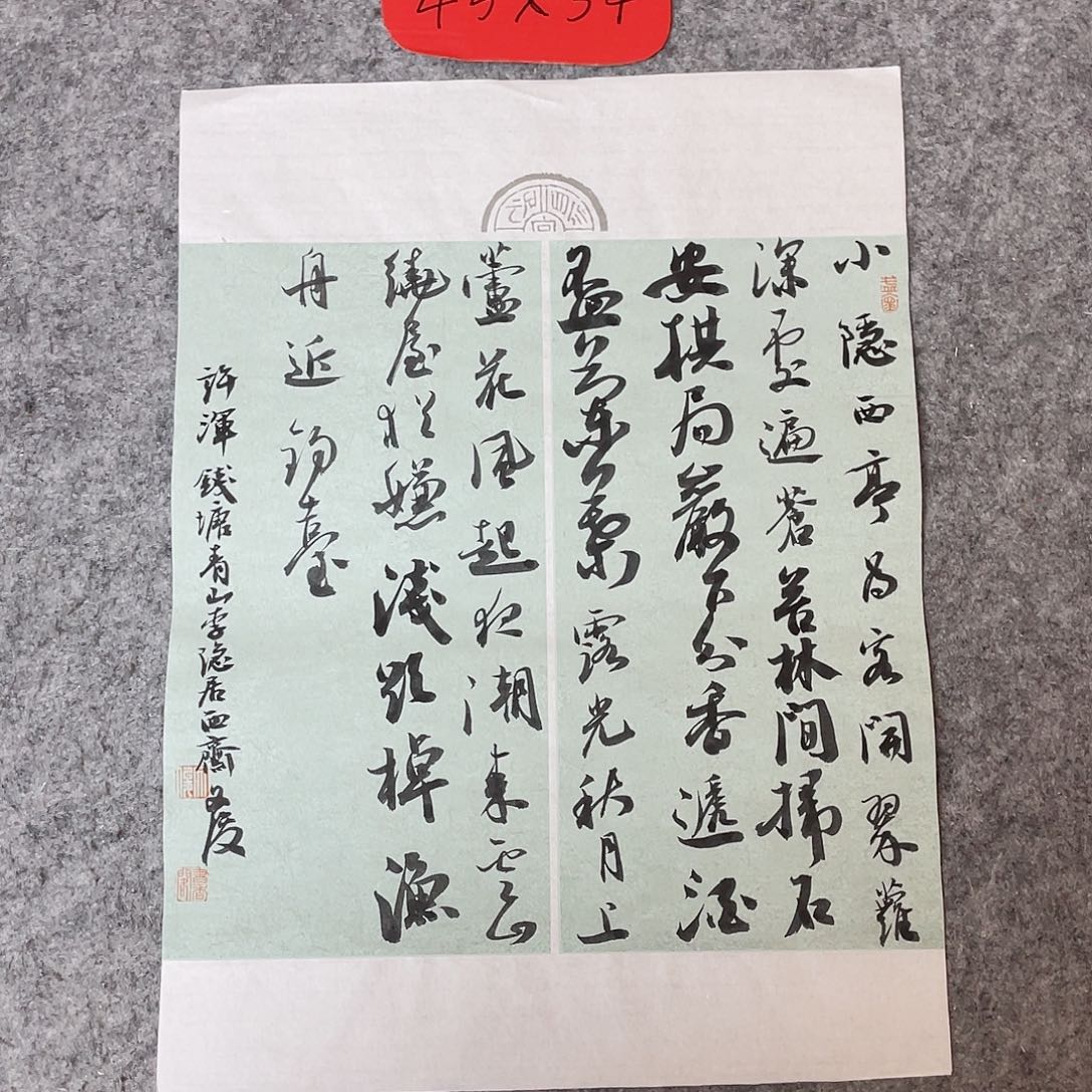 书法国展书家文俊45×34