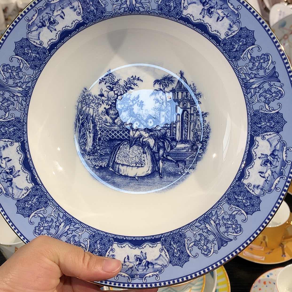 【闪购商品】瓷片深盘