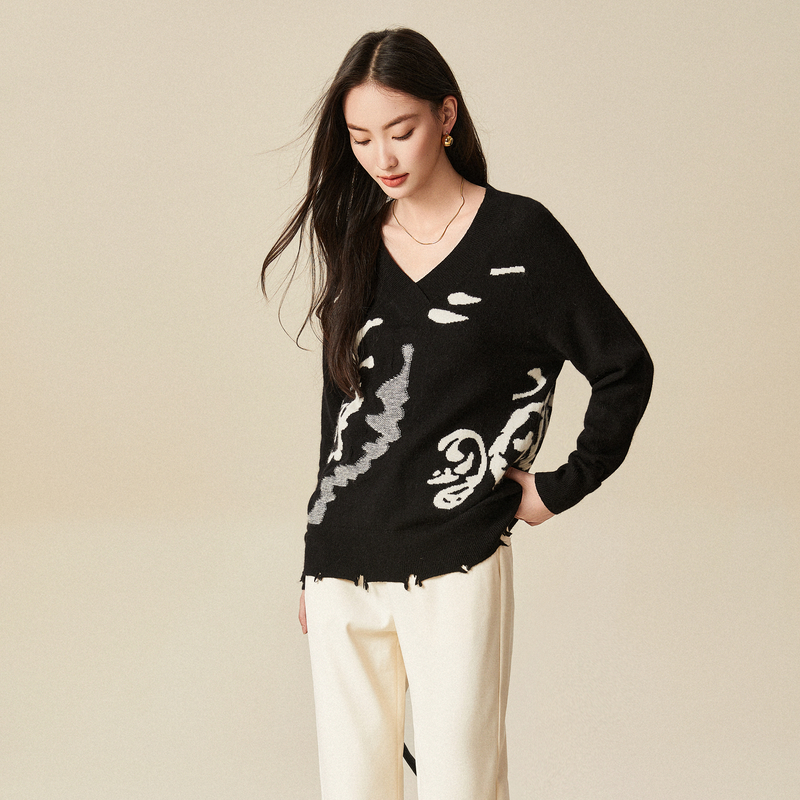 毛针织衫XJ411077B693