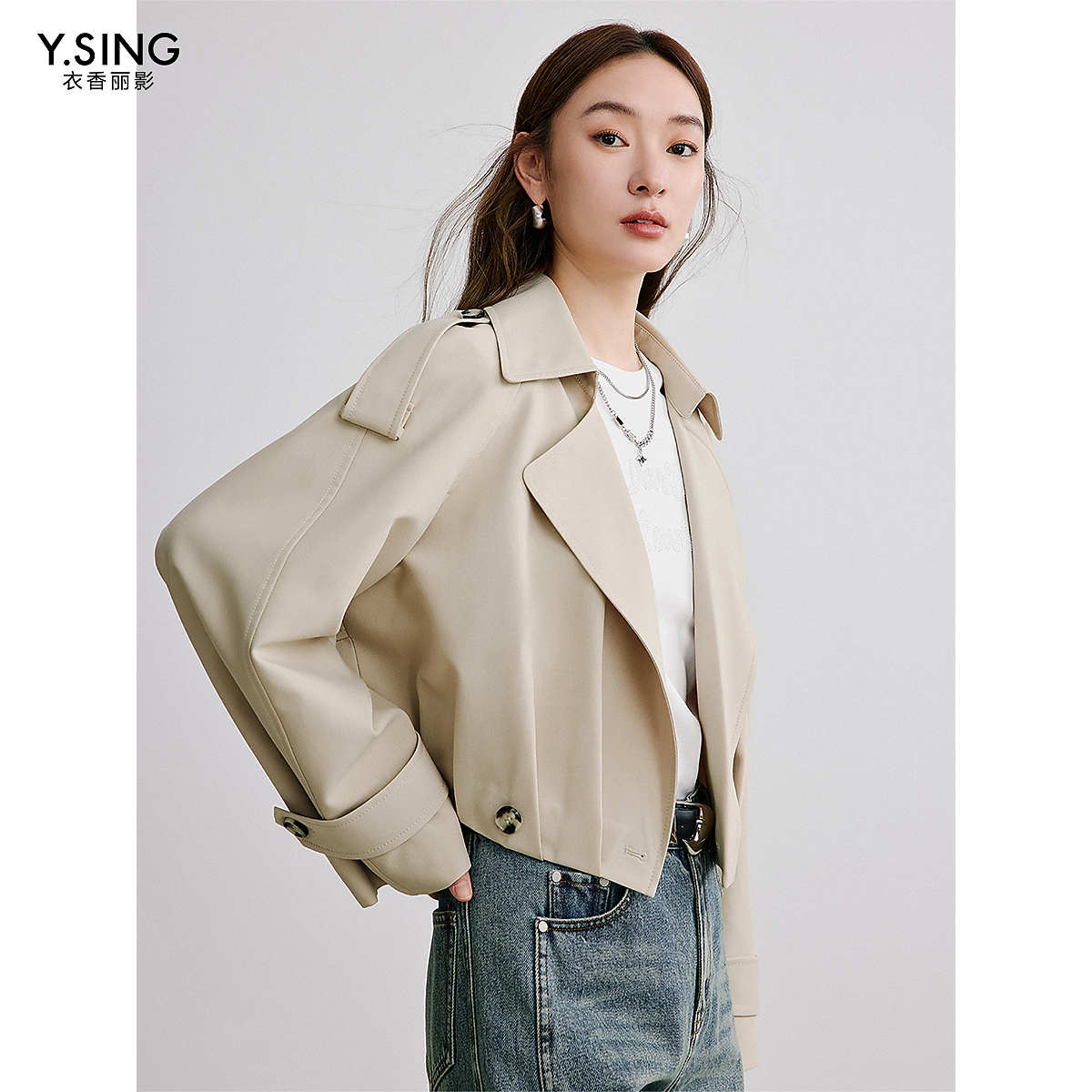 【粉丝专属】衣香丽影新款风衣950137005