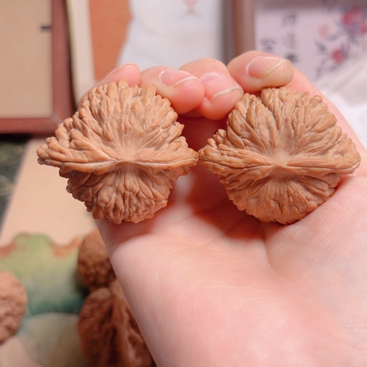 文玩核桃吊坠恒*平谷原桩超大尺四座楼