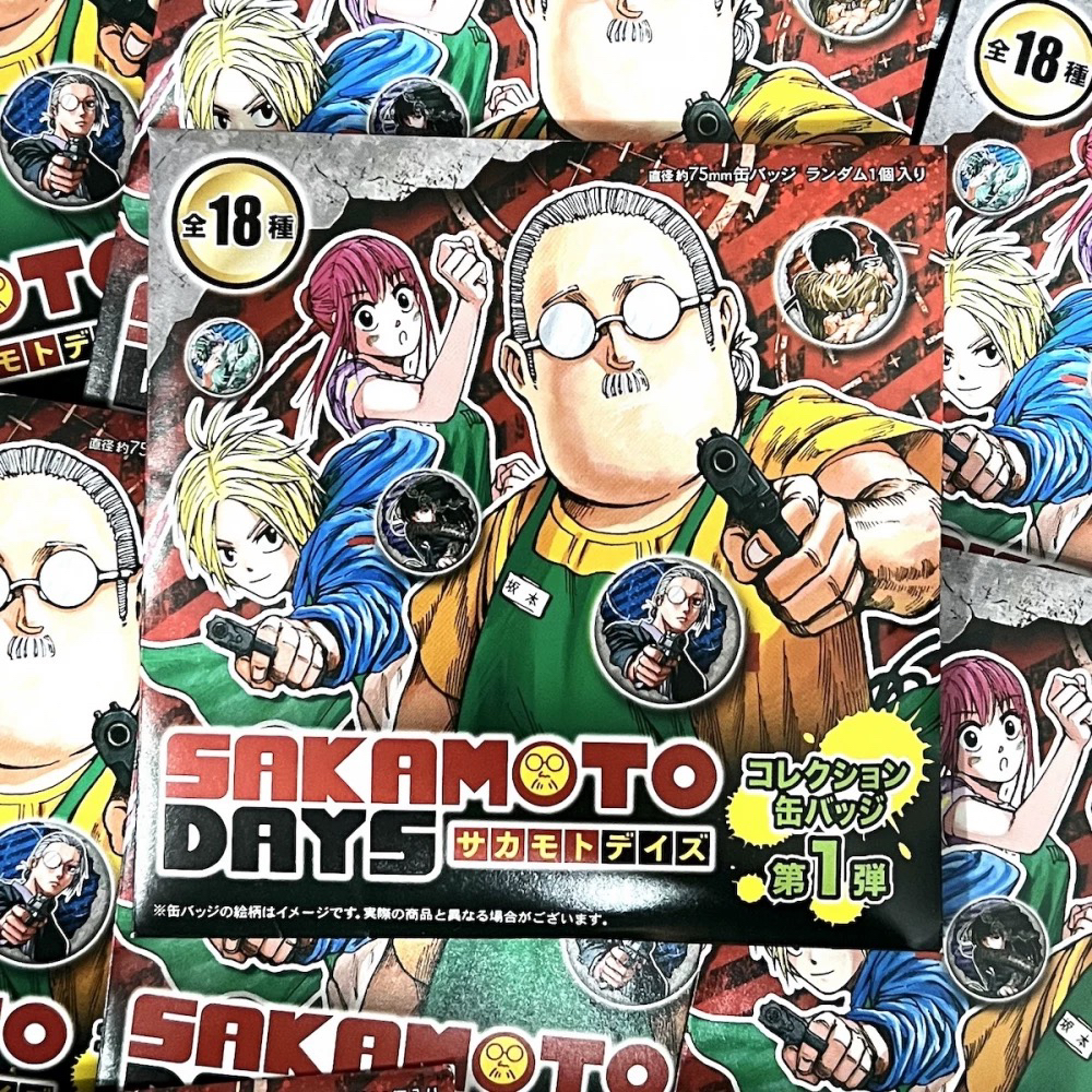 日谷坂本日常原画吧唧徽章一弹