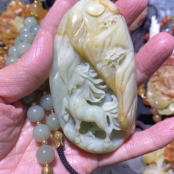 岫玉岫玉吊坠未镶嵌