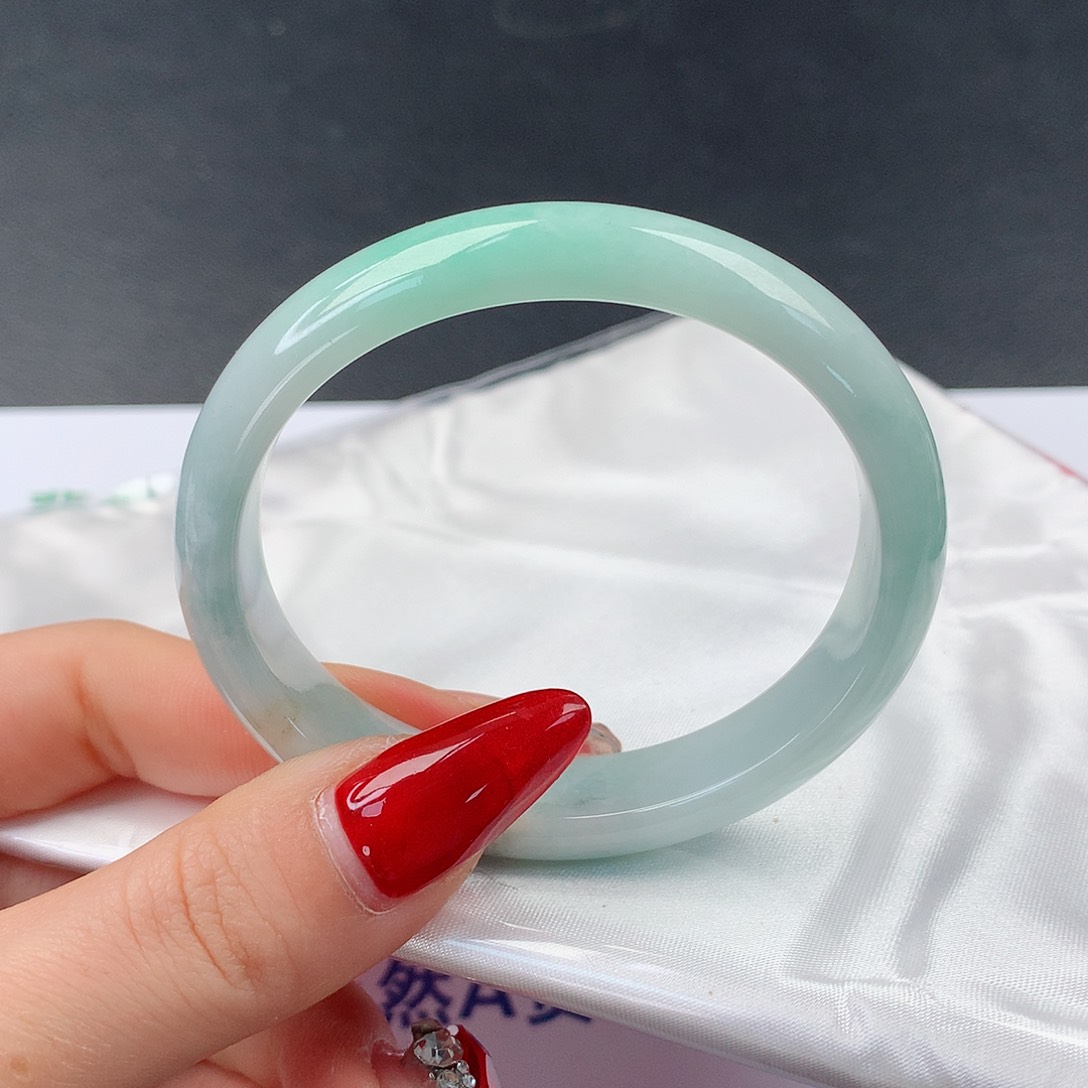 翡翠手镯未镶嵌25贵妃54.7