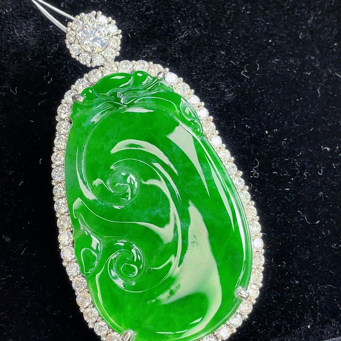 翡翠吊坠(不含链)未镶嵌