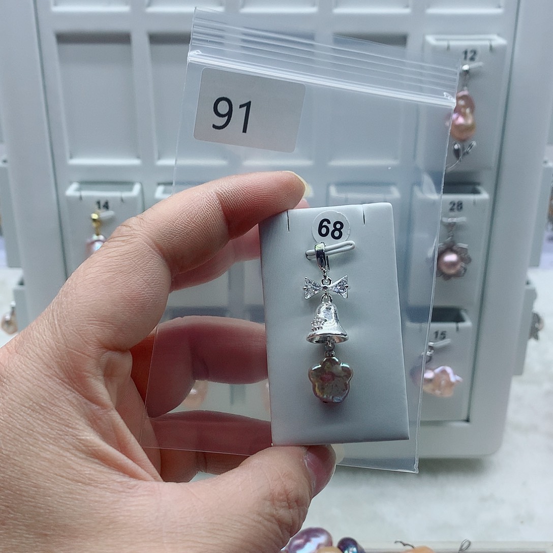 吊坠(不含链)合金淡水珍珠