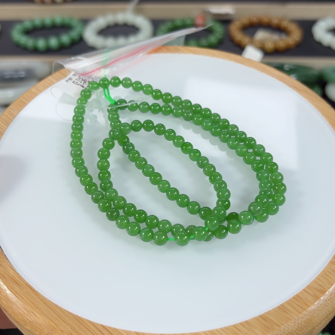 手链未镶嵌和田玉人**娘