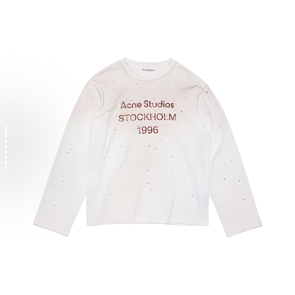 Acne 新春限定系列 1996喷绘做旧复古长袖T恤【FORM专属】