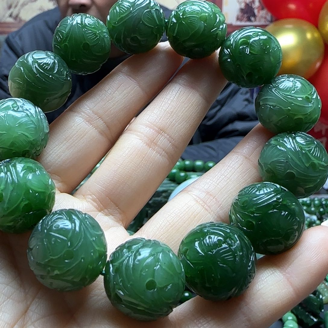 和田玉手串未镶嵌