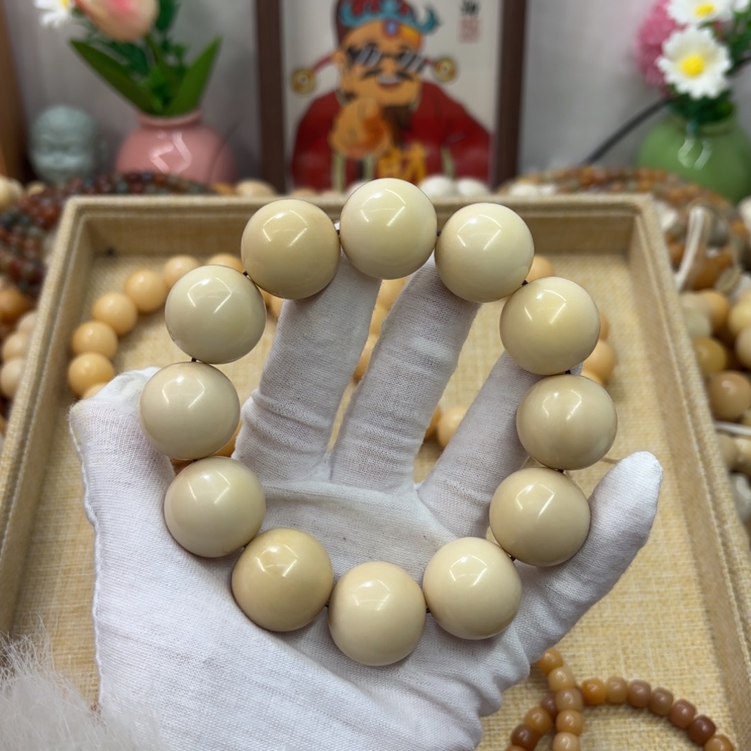 菩提根/象牙果吊坠22干磨瑕疵牙果圆珠525