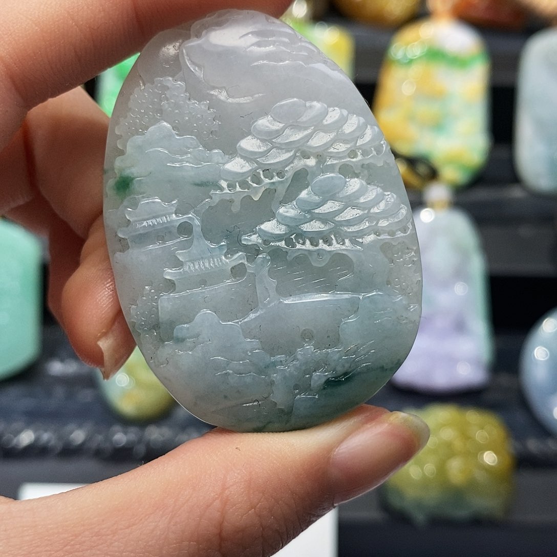 定制翡翠未镶嵌翡翠A货一物一证