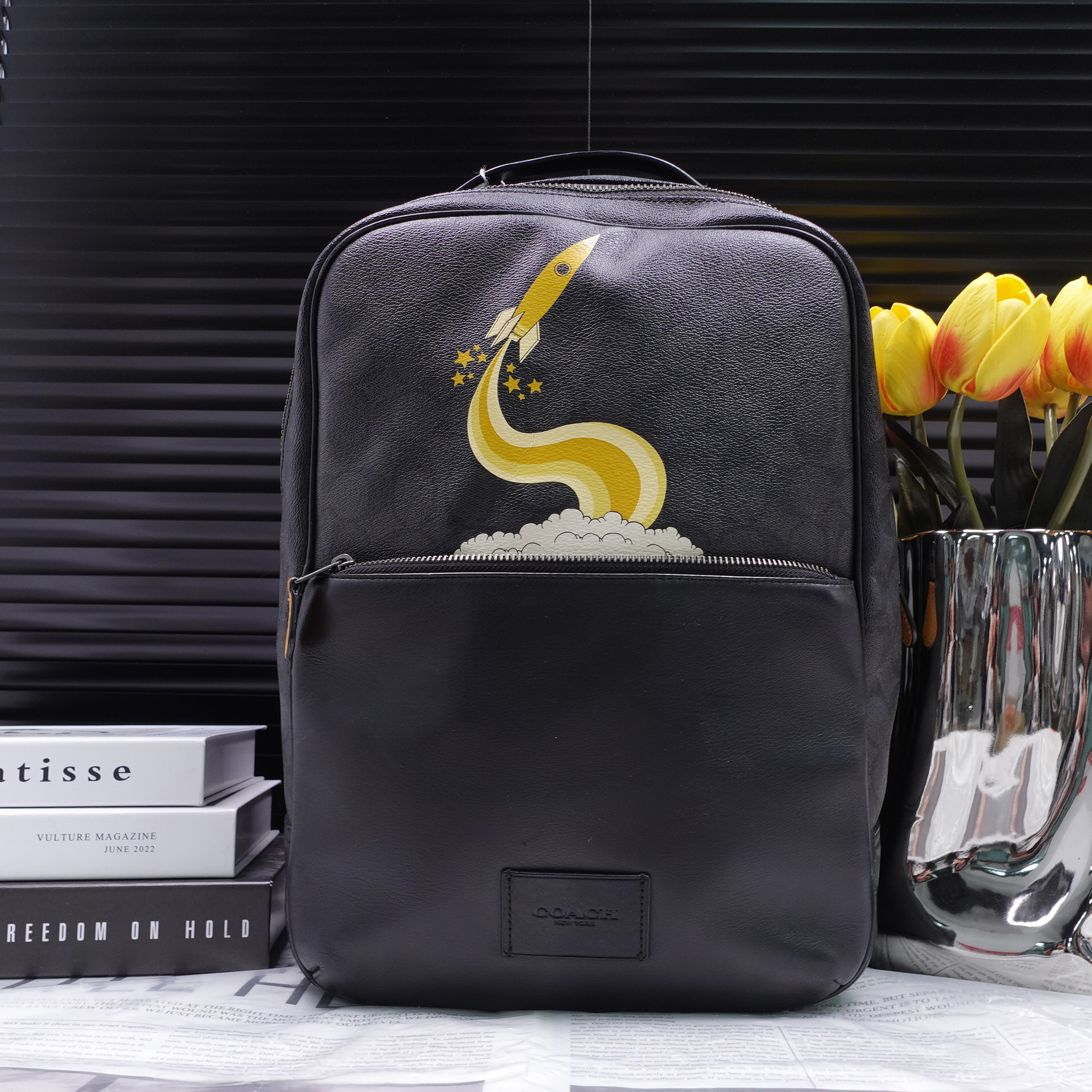 95新 COACH/蔻驰 双肩包/T10311250