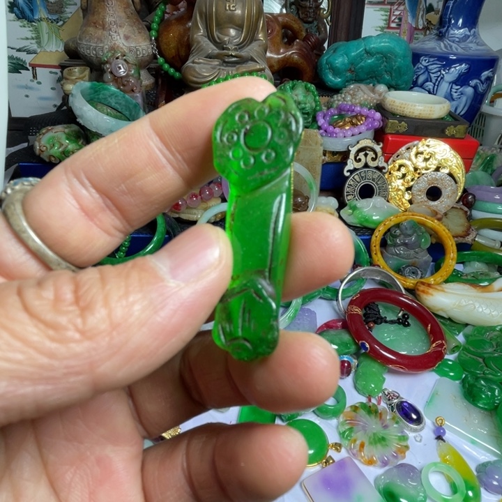 用***a滴血莲花菩提吊坠