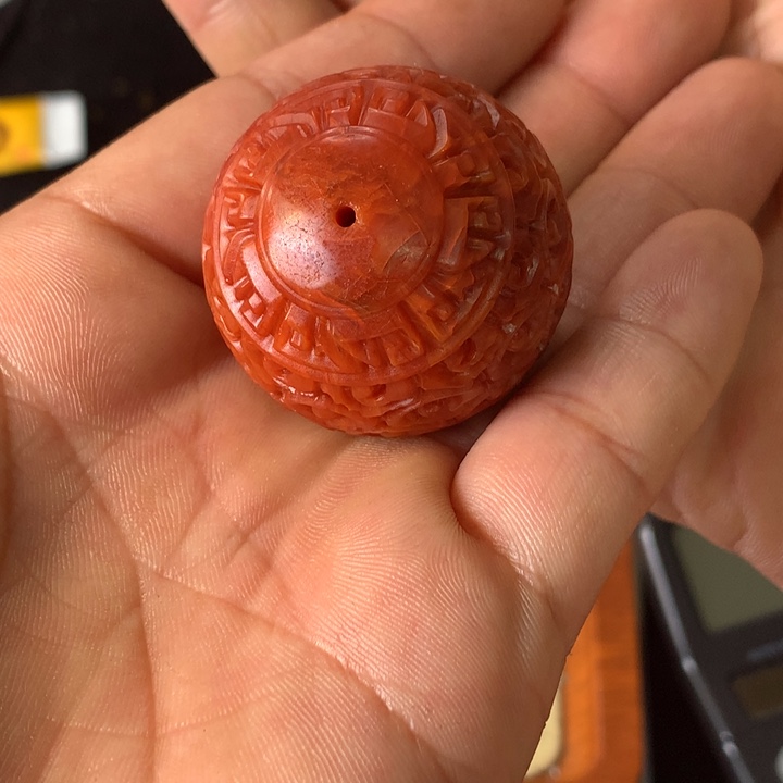 南红玛瑙配饰37.4mm未镶嵌静****意