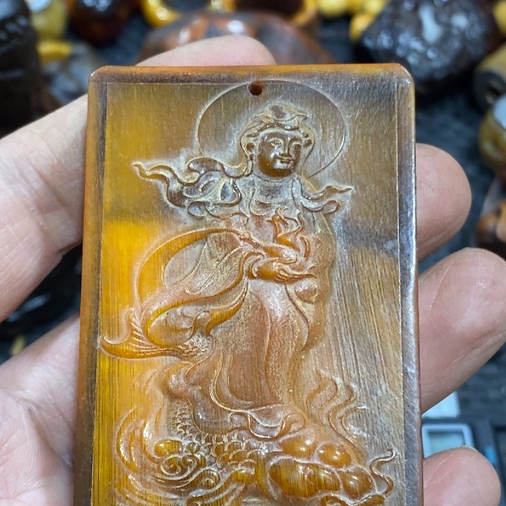 滴血莲花菩提吊坠