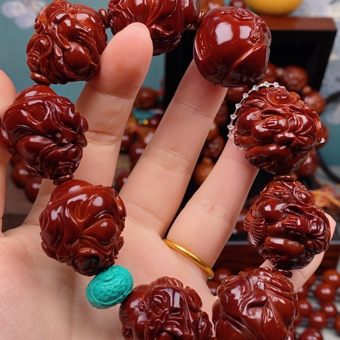 橄榄核吊坠灰***漫橄榄核