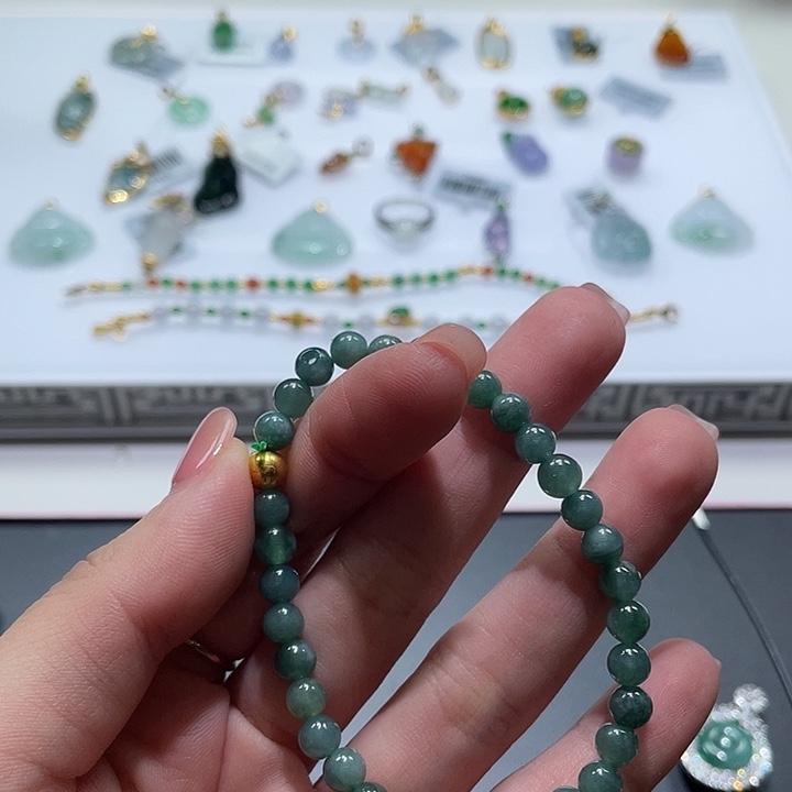 翡翠未镶嵌颈饰121212121212