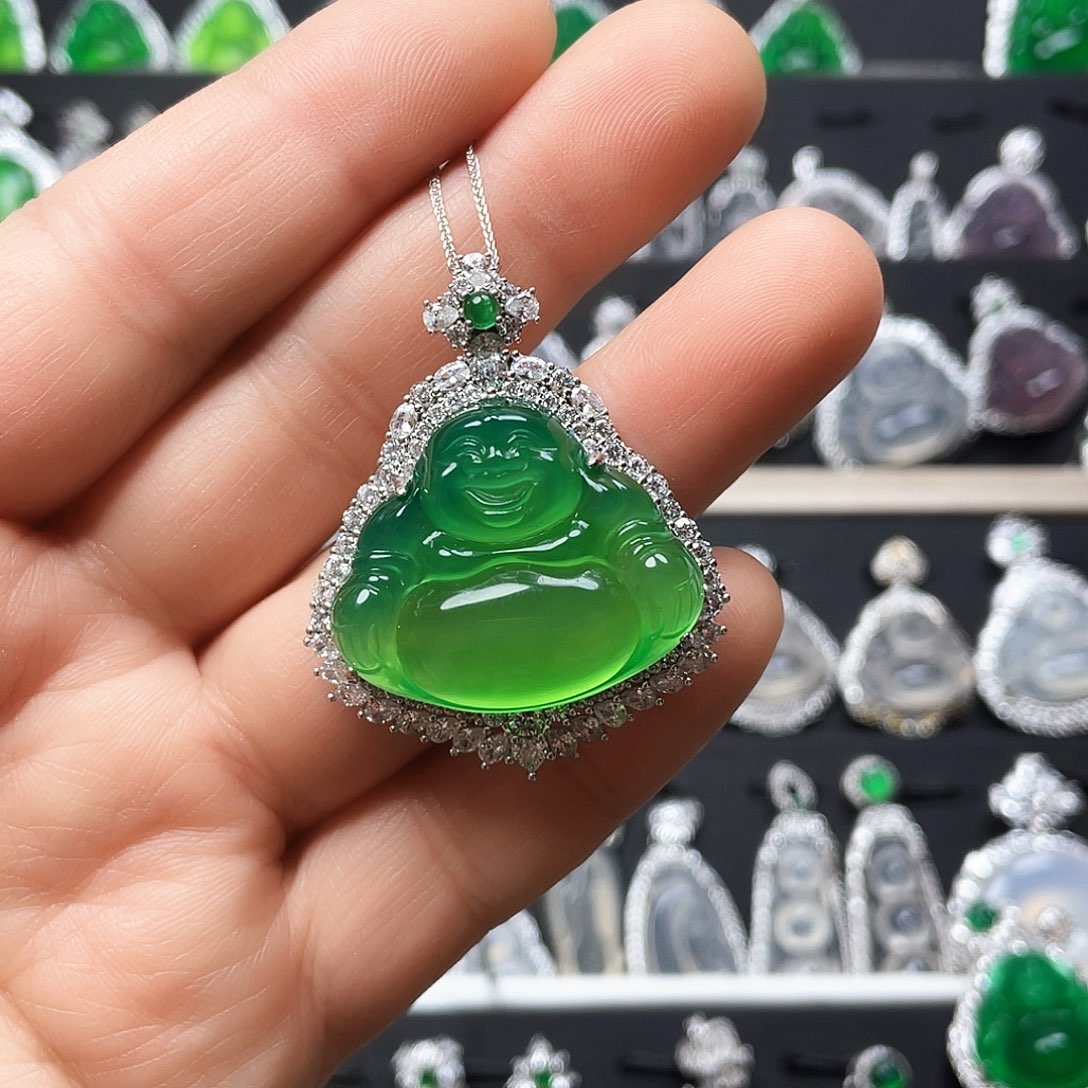 玛瑙/玉髓颈饰银S925镶嵌